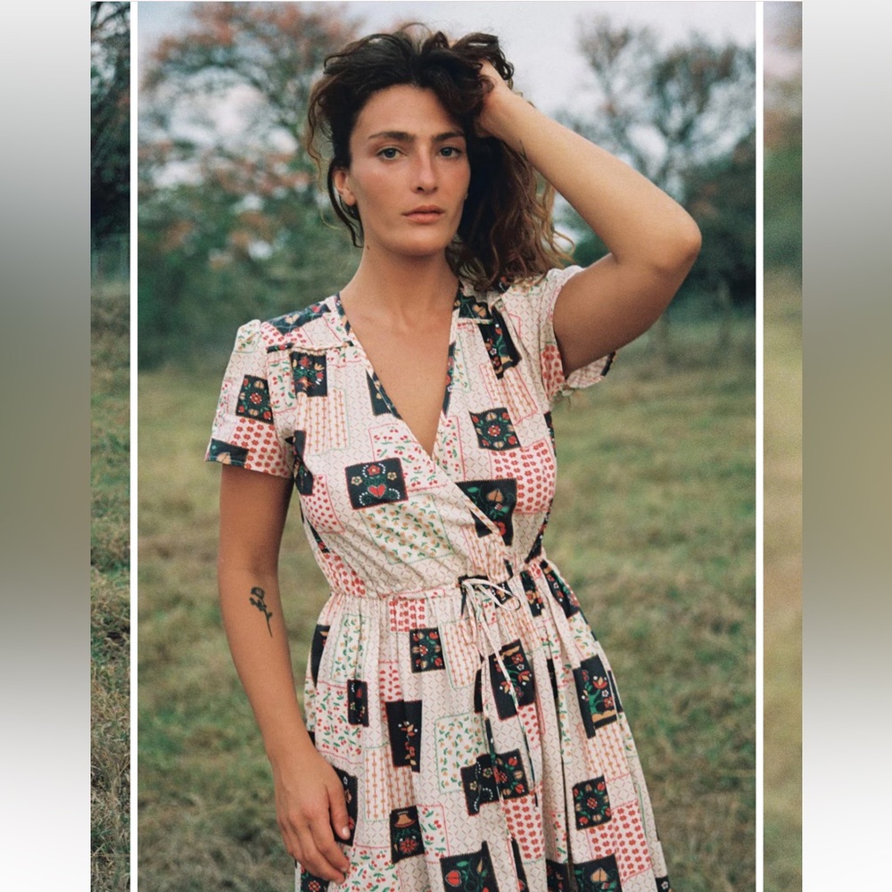 Christy Dawn dawn dress in garden patchwork